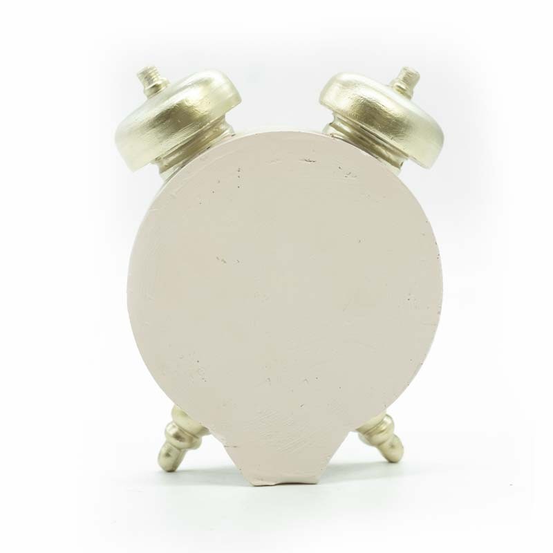 Sveglia Natalizia con Bimbi e Albero di Natale con led -  H.13 cm - stile